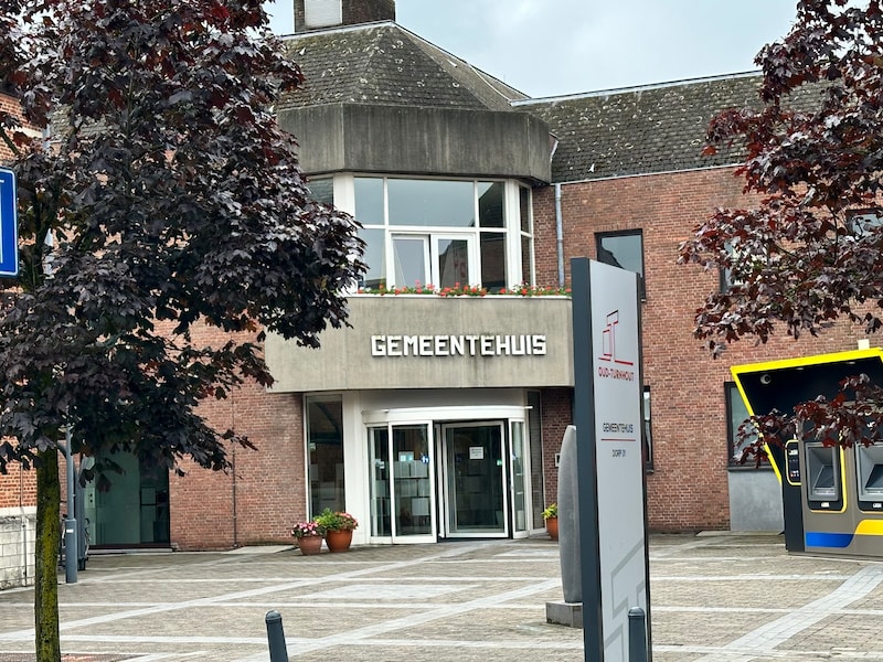 Het gemeentehuis in Oud-Turnhout
