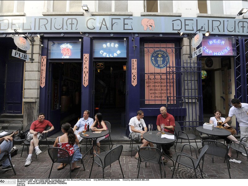 Het Delirium café in hartje Brussel.