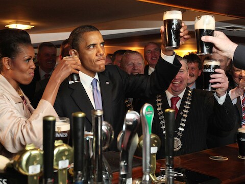 Michelle en Barack Obama.