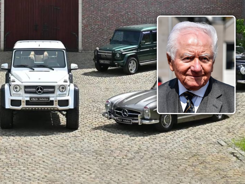Autocollectie van ‘bingokoning’ Willy Michiels onder de hamer: blikvanger is Mercedes van miljoen euro