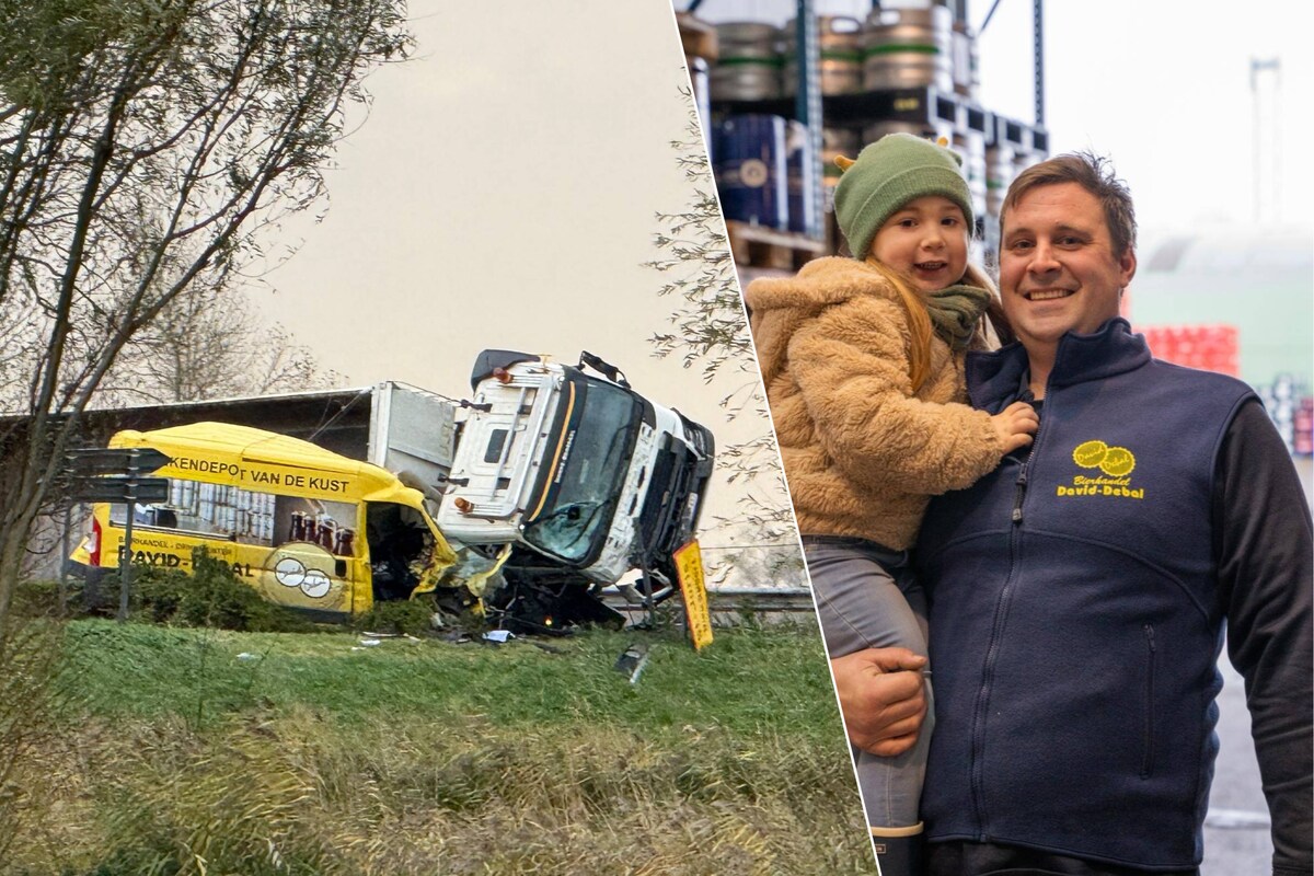 Het ongeval gebeurde op de Brugse Steenweg en kostte het leven aan Stijn Lecomte / Stijn Lecomte met zijn dochtertje