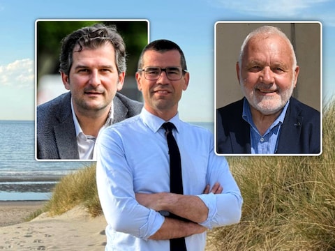 Björn Prasse (Blankenberge), Sander Loones (Koksijde) en Jean-Marie Dedecker (Middelkerke) over de tweedeverblijfstaks.