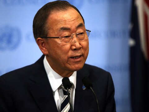 Ban Ki-moon, secretaris-generaal van de VN, zegt zwaar geschokt te zijn door het rapport.