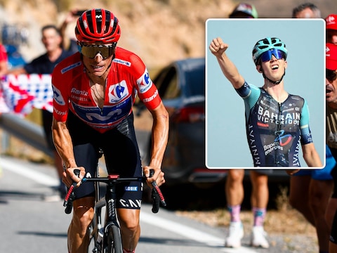 Rode trui Enric Mas verkoopt concurrentie nieuwe dreun, 20-jarige vluchter Jakob Omrzel geeft visitekaartje af met triomf op slotklim