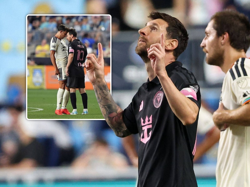 Het vingertje in de lucht betekent nu extra veel: Lionel Messi scoort voor het eerst na overlijden vader en krijgt het nadien ook aan de stok met tegenstander