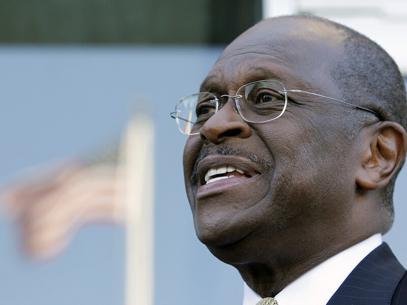 Herman Cain, voormalige CEO van Godfather's Pizza.