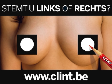 De campagne die vrouwen herleidt tot object en niets met politiek te maken heeft, aldus JEP.