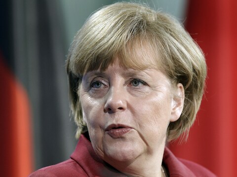 De Duitse bondskanselier Angela Merkel.