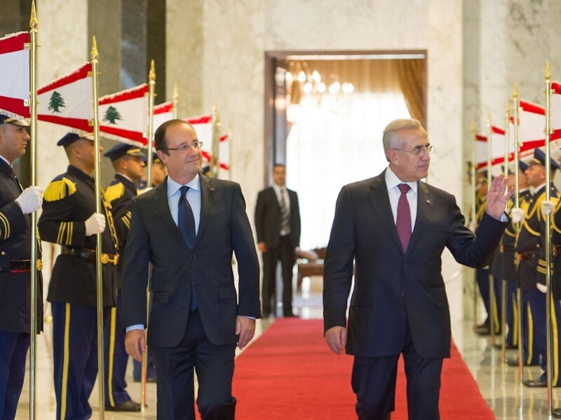Hollande en Suleiman.