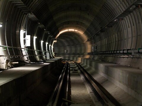 Tunnel in Zaventem, bedoeld voor de Diabolo-verbinding.