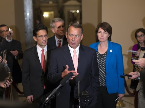 De strategie van de Republikeinse partij van voorzitter van het Huis Van Afgevaardigden John Boehner wordt niet gesmaakt door het Amerikaanse volk.