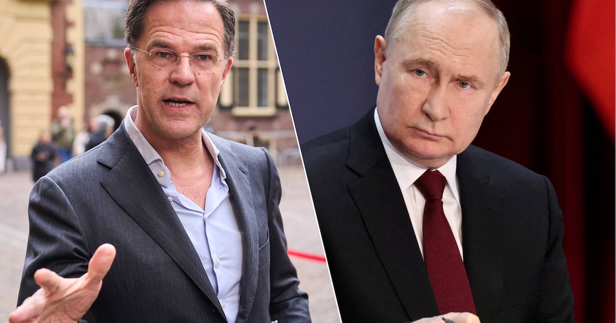 Mark Rutte, topkandidaat voor NAVO, vindt Poetin “geen sterke vent ...