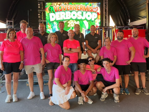 Het team van Derbosjop is klaar voor zes dagen feest.