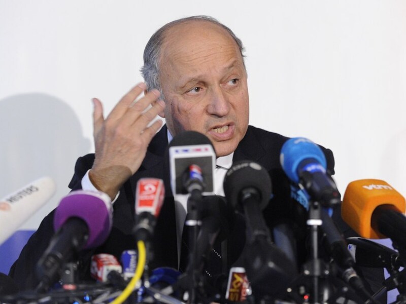 De Franse minister van Buitenlandse Zaken, Laurent Fabius.