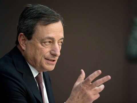 ECB-voorzitter Mario Draghi.