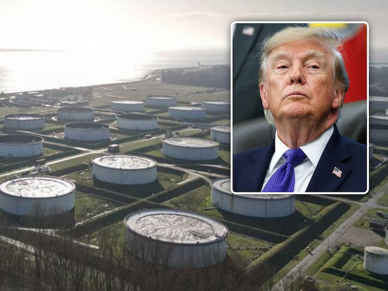 Donald Trump eist dat Frankrijk en Duitsland noodvoorraden diesel vrijgeven. 