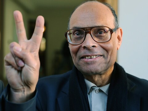 Marzouki leidt de Congres Partij voor de Republiek (CPR).