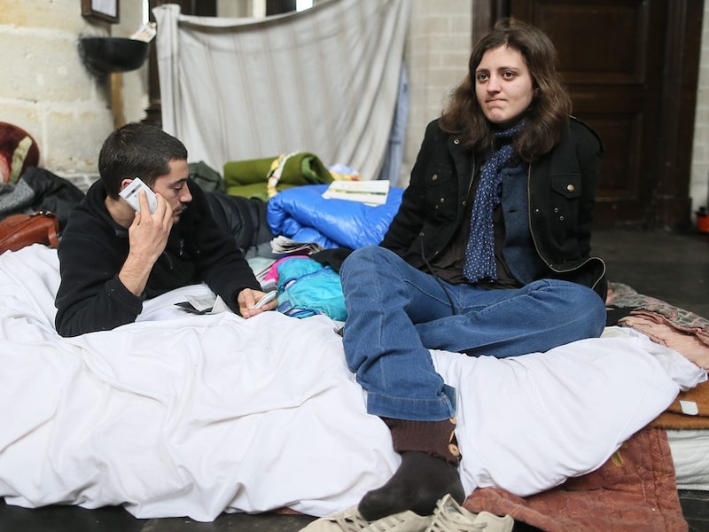 Clement en Anissa zijn aan de zesde dag van hun hongerstaking toe.