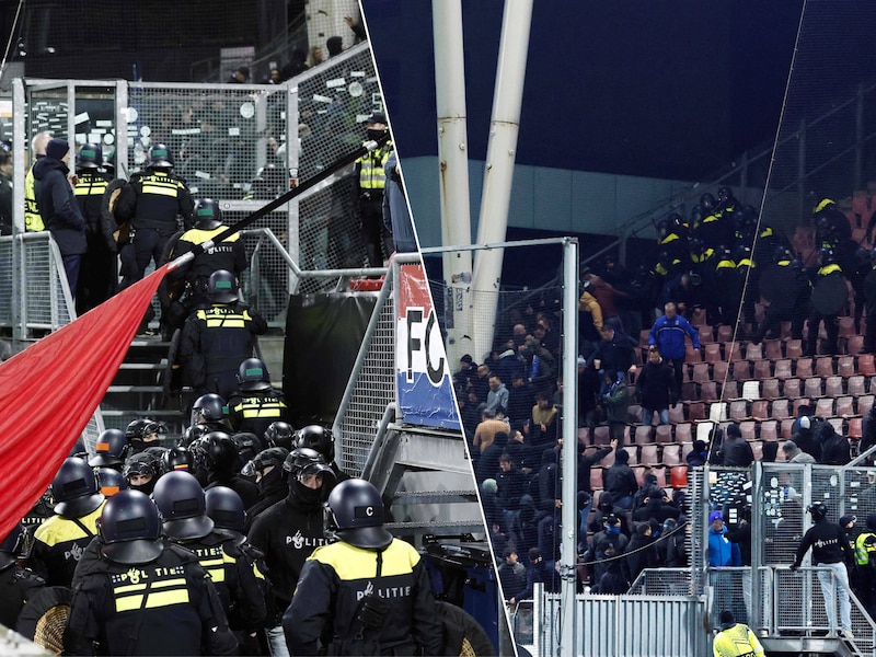 “Geweld, stoeltjes en toiletten vernield”: Genk veroordeelt wangedrag van “kleine minderheid” in Utrecht en zal fans terugbetalen nadat uitvak ontruimd werd