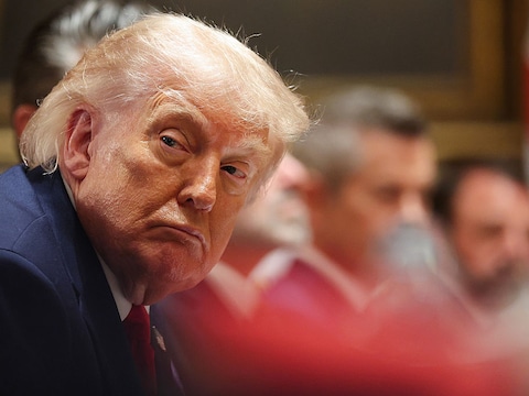 De Amerikaanse president Donald Trump. 