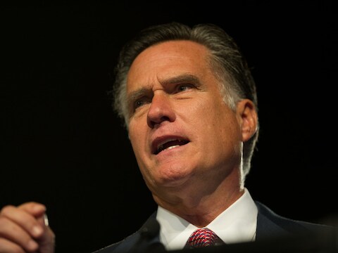 Amerikaans presidentskandidaat Mitt Romney.