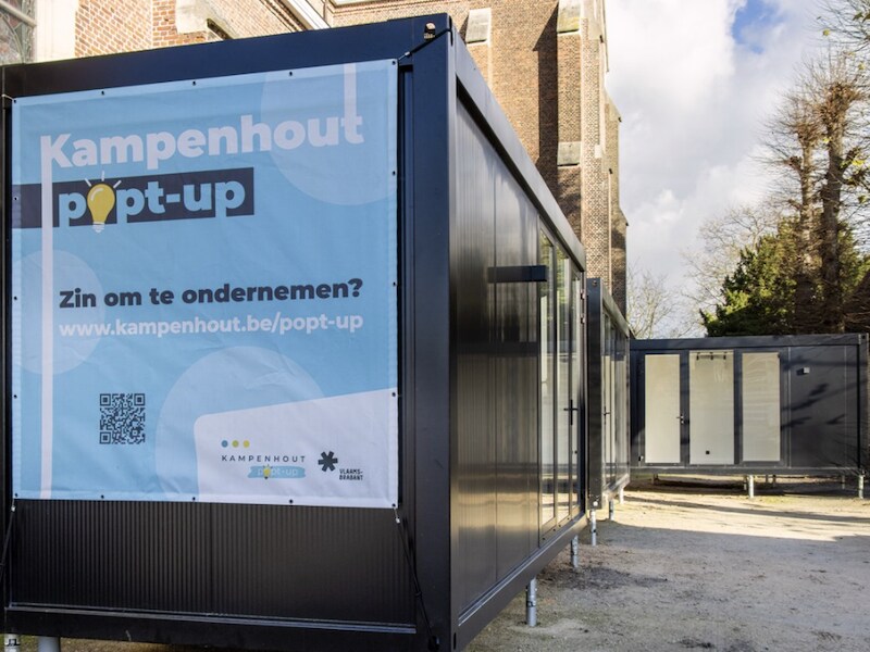 Kampenhout verkoopt de units van 'Kampenhout popt-up'
