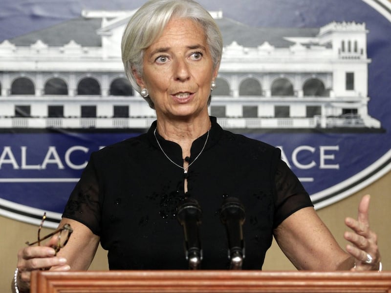 IMF-topvrouw Christine Lagarde.