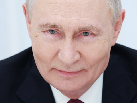De Russische president Vladimir Poetin. 