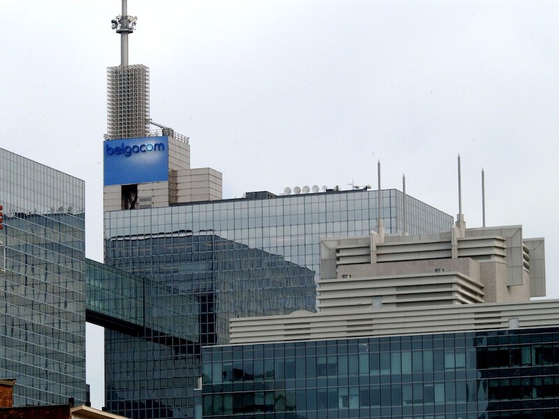De Belgacom-torens in Brussel.