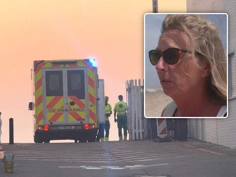Régine zag hoe de hulpdiensten tevergeefs de Fransman (44) nog probeerden te reanimeren op het strand van het Zoute. Ze waarschuwt voor de gevaren van de Noordzee. 