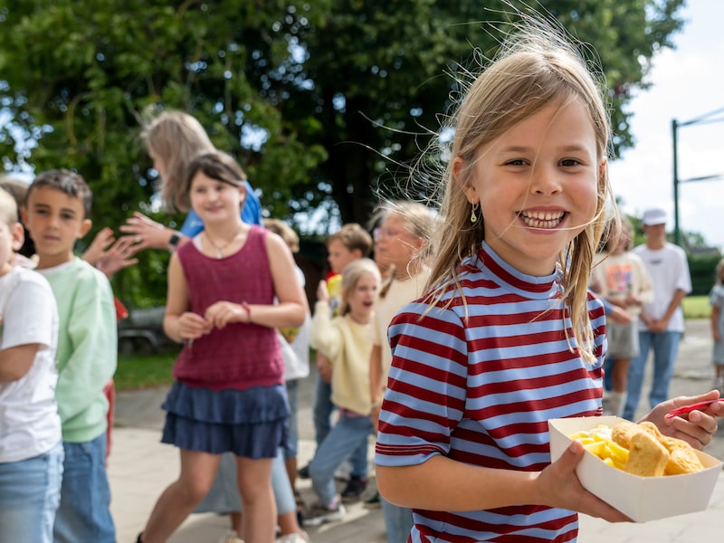 Frietjes op het menu in GO!Basisschool ’t Vlasbloempje