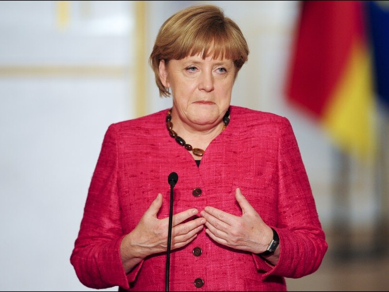 Angela Merkel.