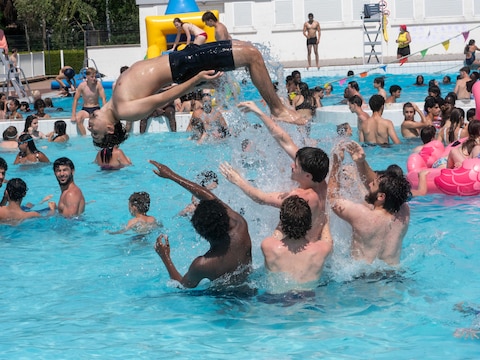 ILLUSTRATIEBEELD. Summer Splash in De Warande in Wetteren. 