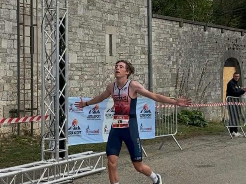 Louis Meul bekroont topjaar met Belgische titel duatlon.