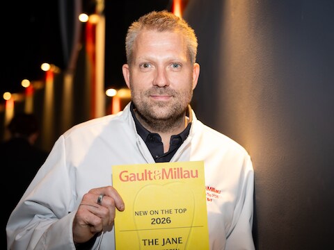 Nick Bril was duidelijk blij met de topscore van 18,5 op 20.