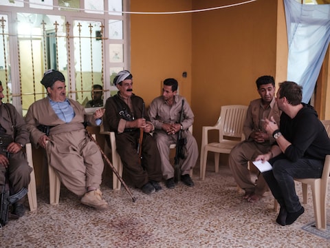Onze reporter bij Koerdische Peshmerga-strijders.