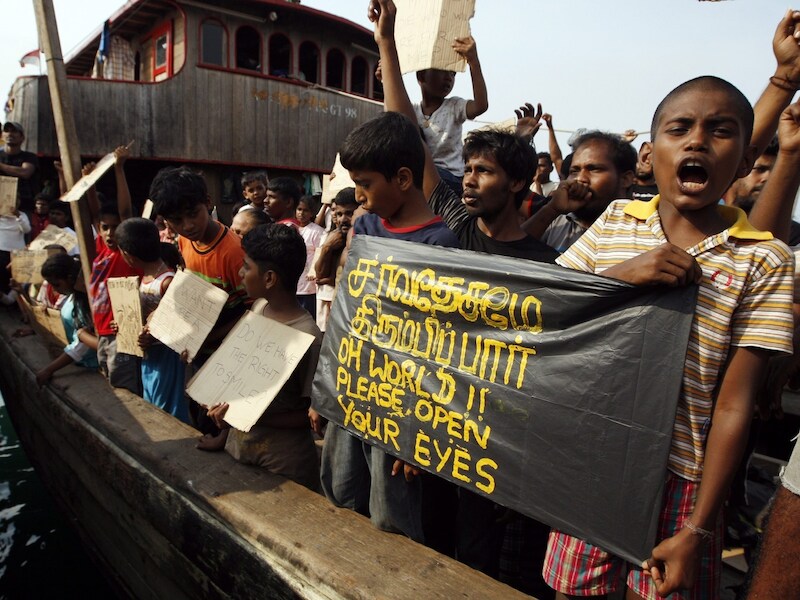 Sri Lankaanse asielzoekers (archieffoto)
