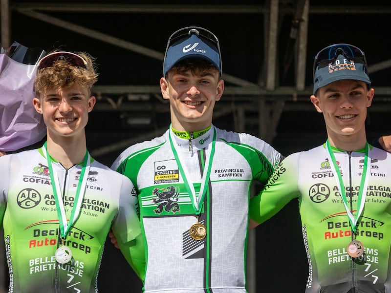 “Enorm leuk omdat het eerlijk is”: Finn Notebaert (16) won dit seizoen al drie tijdritten