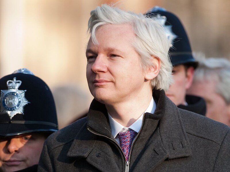 Julian Assange, de oprichter van WikiLeaks.