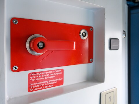 Illustratiebeeld noodrem NMBS.