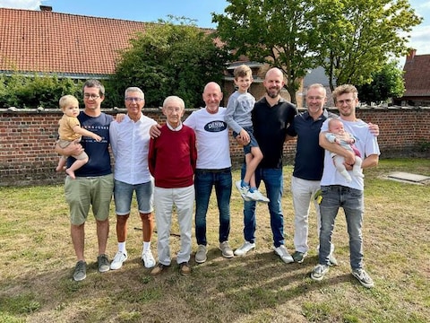 Derde keer het viergeslacht in de familie De Praeter