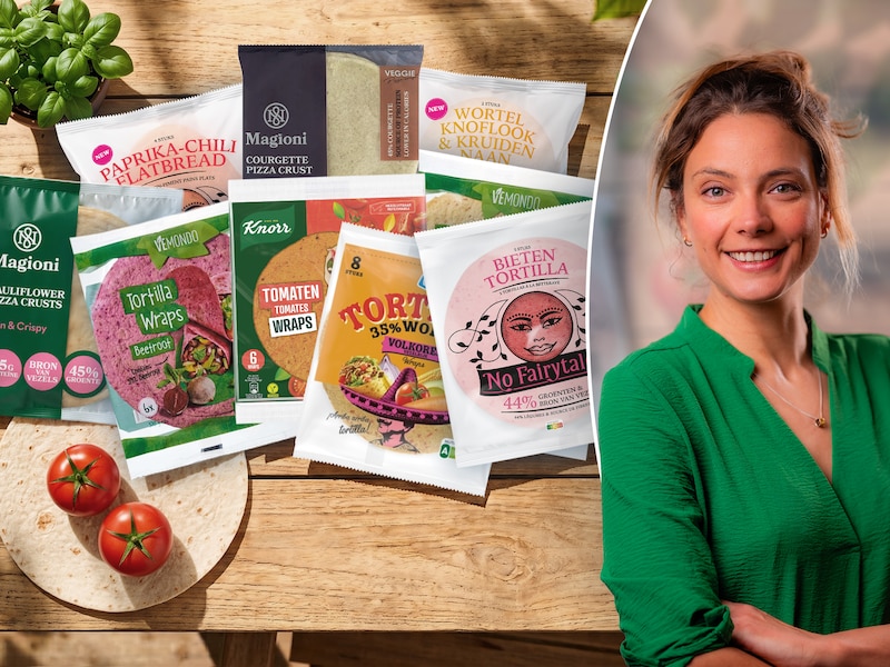 Diëtiste Sanne Mouha beoordeelt 9 deegwaren met groenten: welke ‘gezonde’ wrap of pizzabodem is je geld waard? 