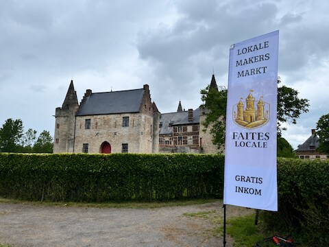 Lokale makersmarkt aan Laarne Kasteel