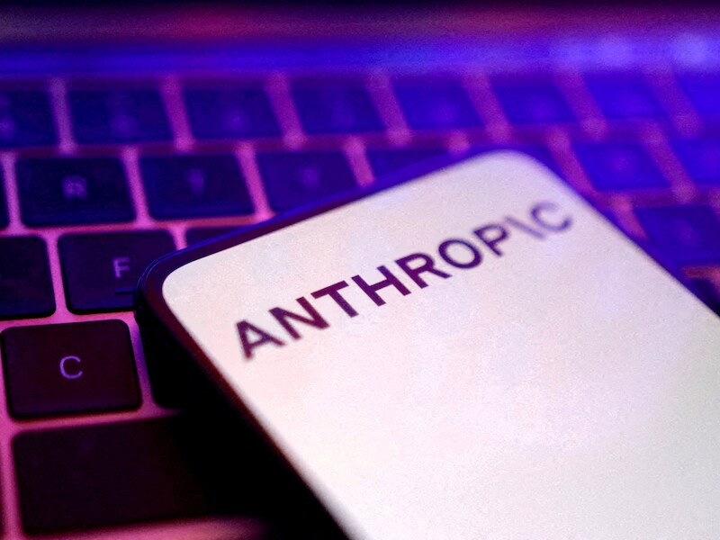 Illustratiebeeld. Het logo van Anthropic. 