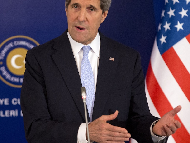Minister van Buitenlandse Zaken John Kerry.