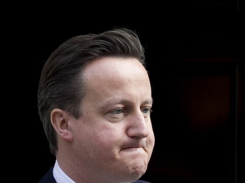 De Britse premier David Cameron.