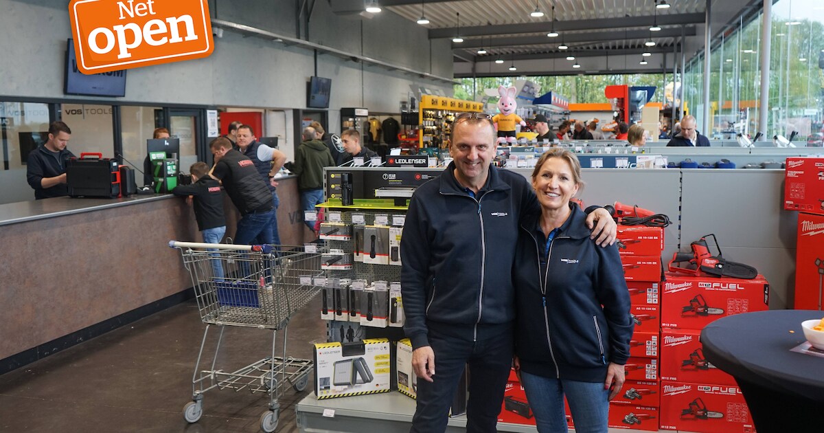 NET OPEN. Vos Tools neemt voormalige toonzaal van garage in: “Eigen ...