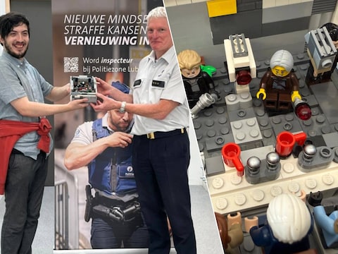 Bjorn beeldt met Lego persconferentie van politie uit: “Het was een bijzonder moment”