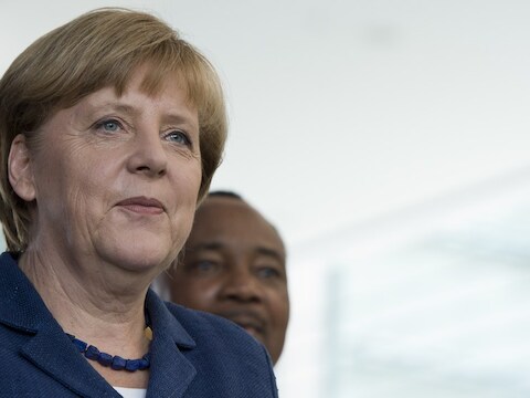 De Duitse Bondskanselier Angela Merkel.