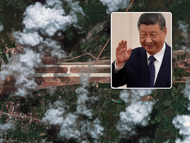 Satellietbeelden tonen hoe een voormalige CIA-basis van de Amerikanen is omgebouwd tot uitvalsbasis voor de Chinese luchtmacht.